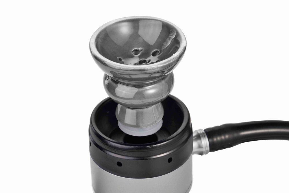 Al Malik - Shisha Sefrou Black / Silver - 280mm - schwarz / silber