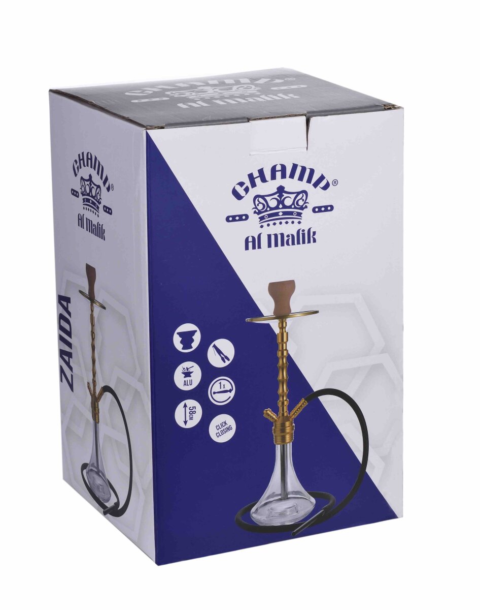 Al Malik - Shisha Zaida  - 580mm - Perlmutt / Gold