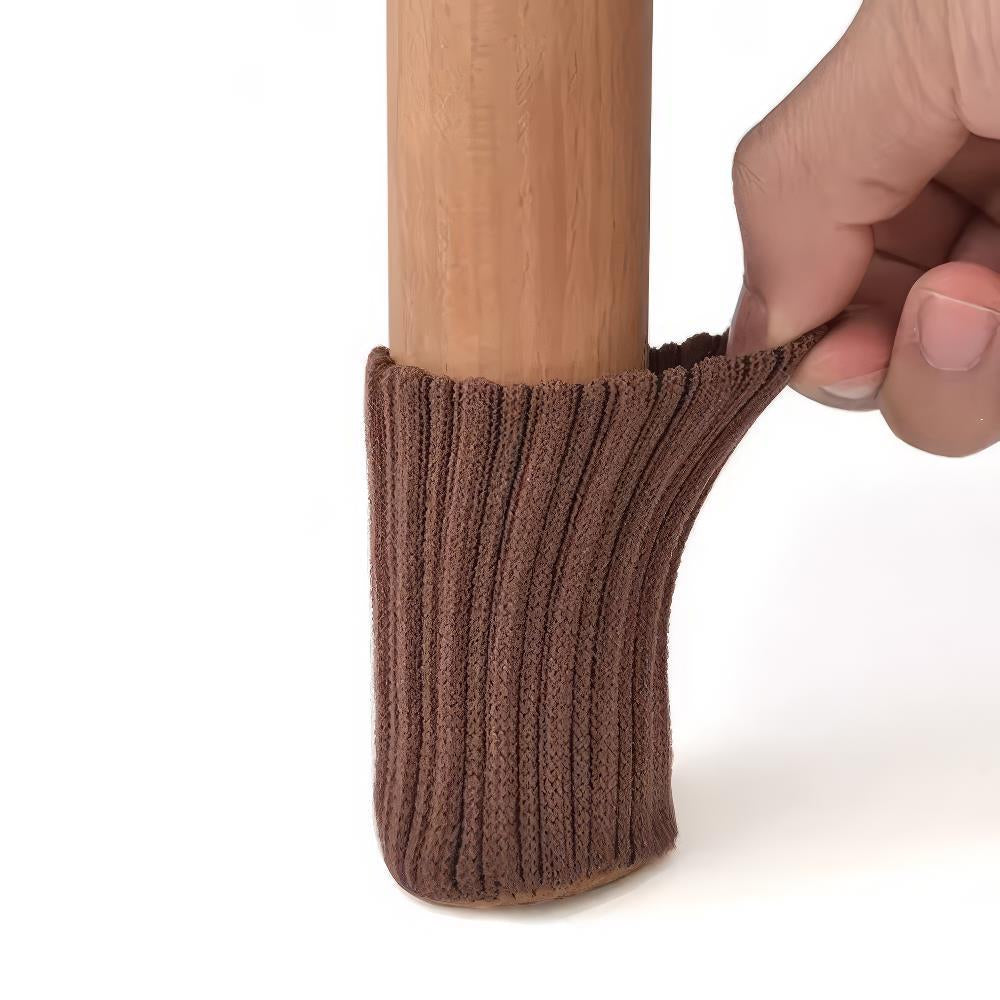 All Care Stuhlbein-Stulpen Socken, 4er-Set, braun
