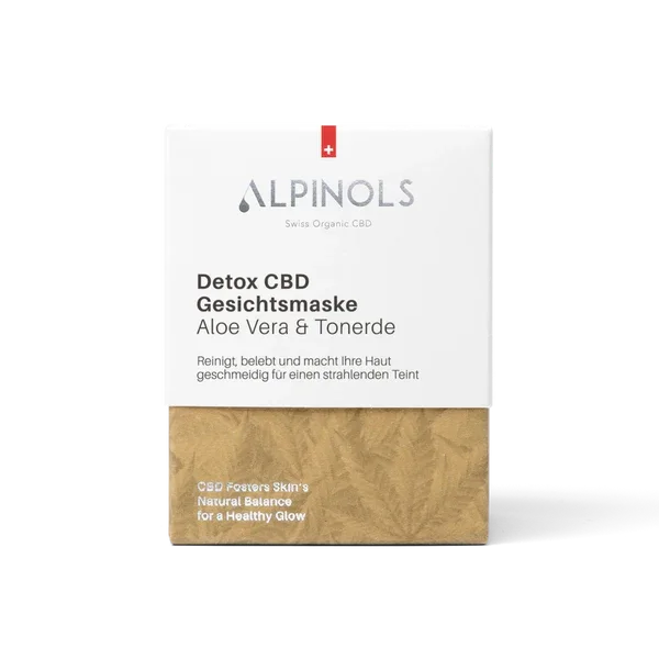 Alpinols - CBD Gesichtsmaske mit Aloe Vera & Heilerde - 50ml