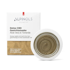 Alpinols - CBD Gesichtsmaske mit Aloe Vera & Heilerde - 50ml