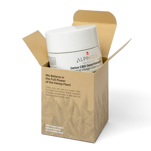 Alpinols - CBD Gesichtsmaske mit Aloe Vera & Heilerde - 50ml