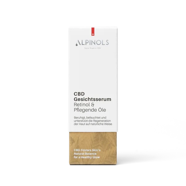 Alpinols - CBD Gesichtsserum mit Retinol & pflegenden Ölen - 30ml
