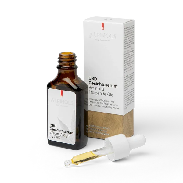 Alpinols - CBD Gesichtsserum mit Retinol & pflegenden Ölen - 30ml