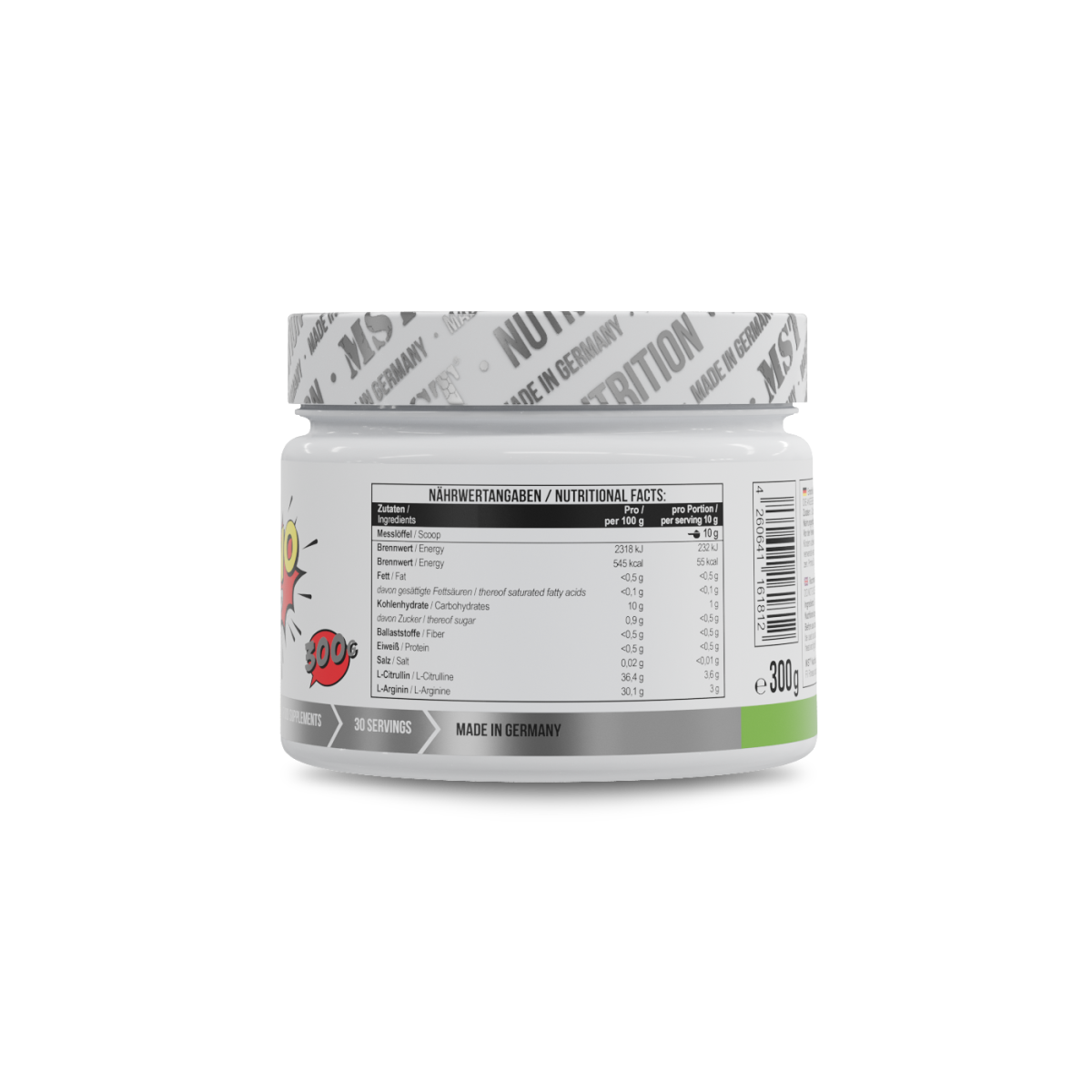 Amino Pump 300 g Green Apple