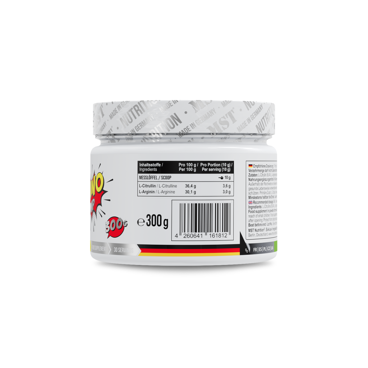 Amino Pump 300 g Green Apple