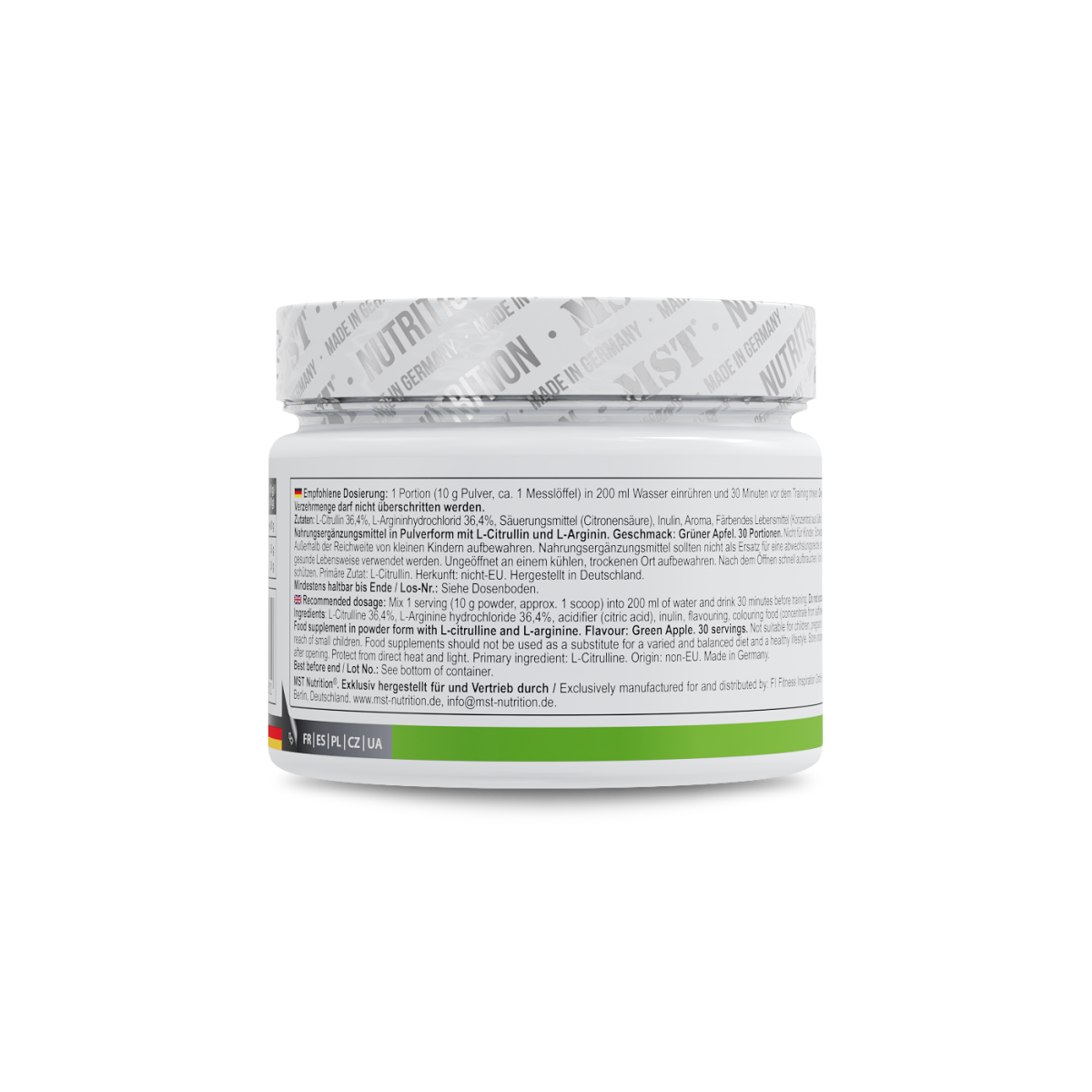 Amino Pump 300 g Green Apple