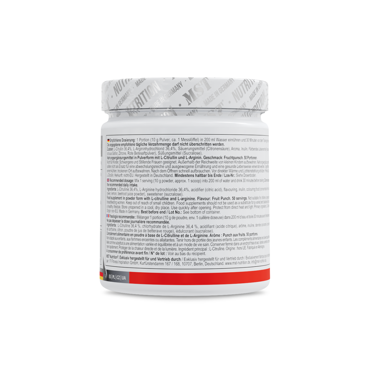 Amino Pump 500 g Fruit Punch