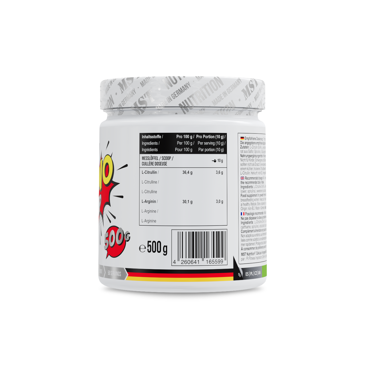 Amino Pump 500 g Green Apple