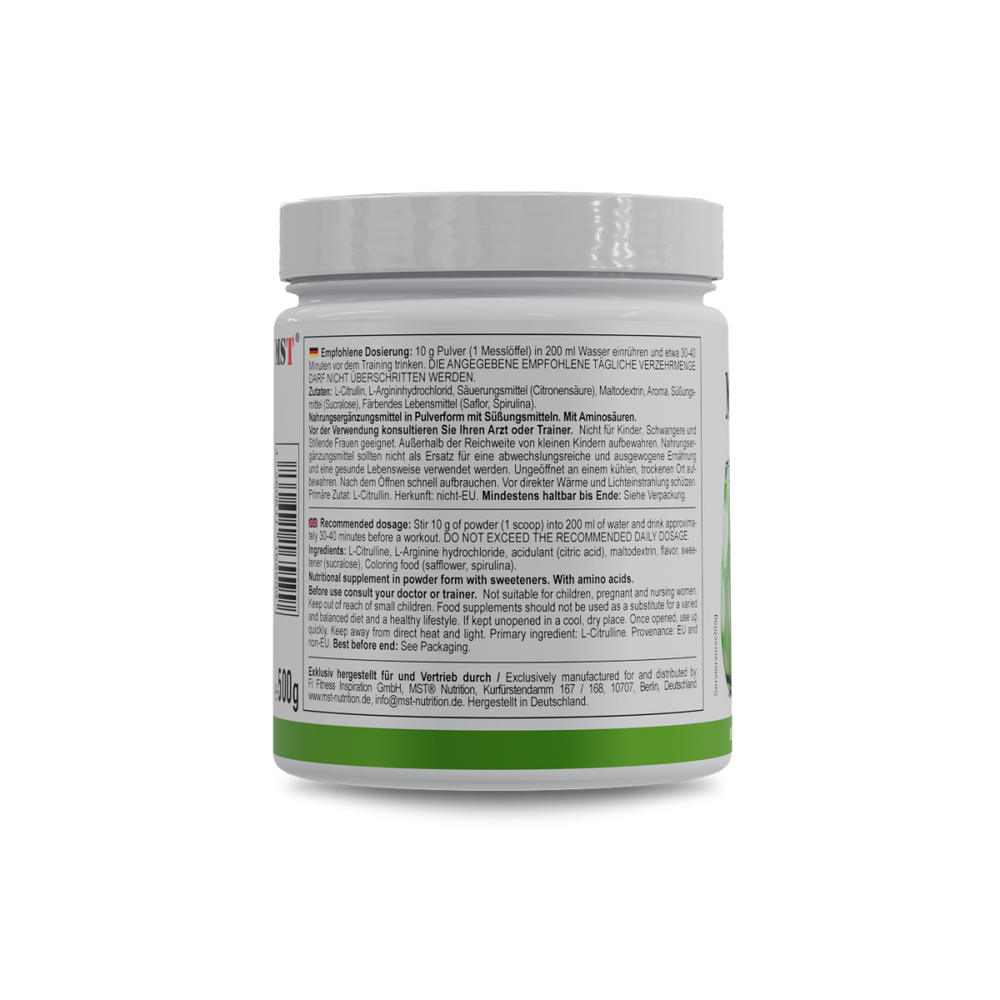 Amino Pump 500 g Green Apple