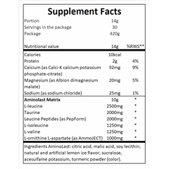 Aminolast - 420g - Lemon Ice