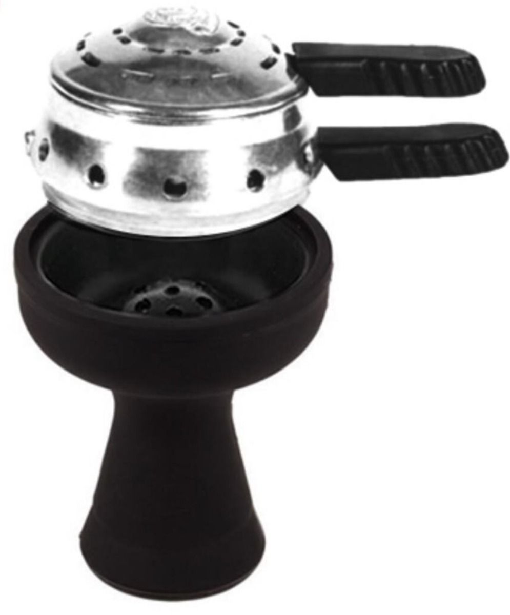 AMY Tabakkopf Silikon mit Heatbox - Black