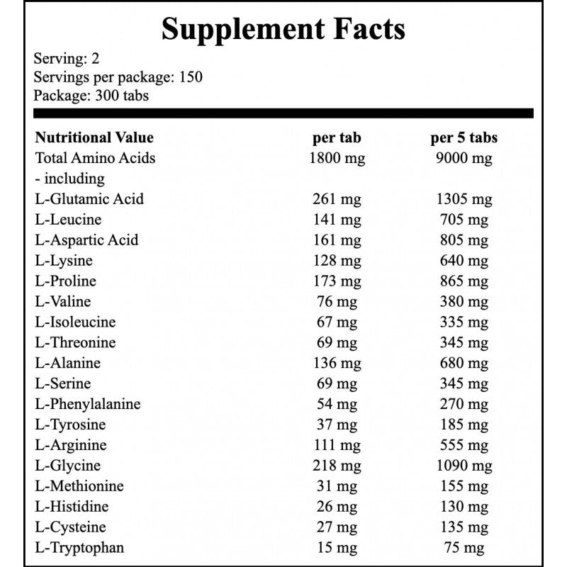 Anabolic Amino 9000 MT - 300tabs. x6