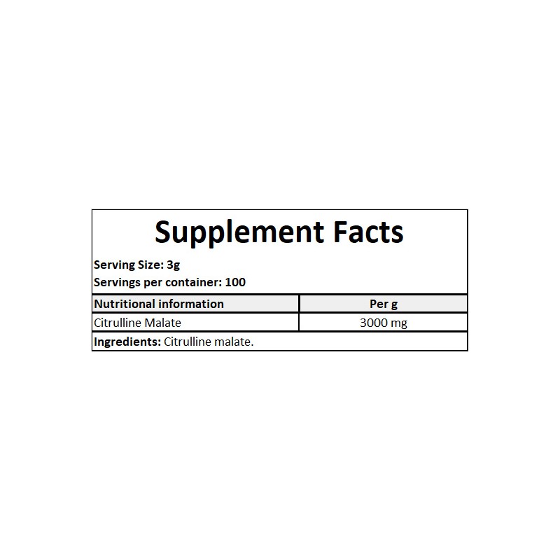 Anabolic Citrulline Malate - 300g - Exotic