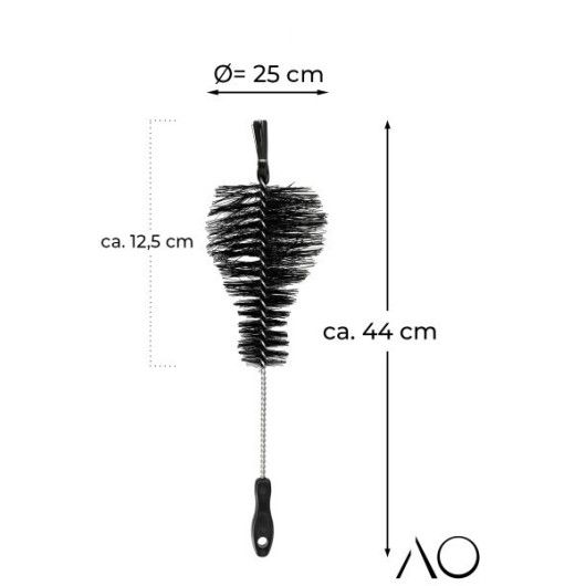 AO Bowlbürste Schwarz 