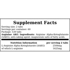 Arginine AKG - 120tabs.