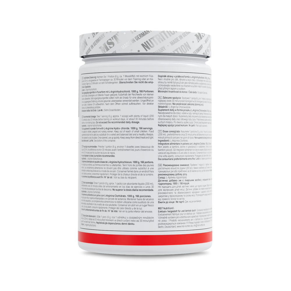 Arginine HCL 1000 g Unflavored