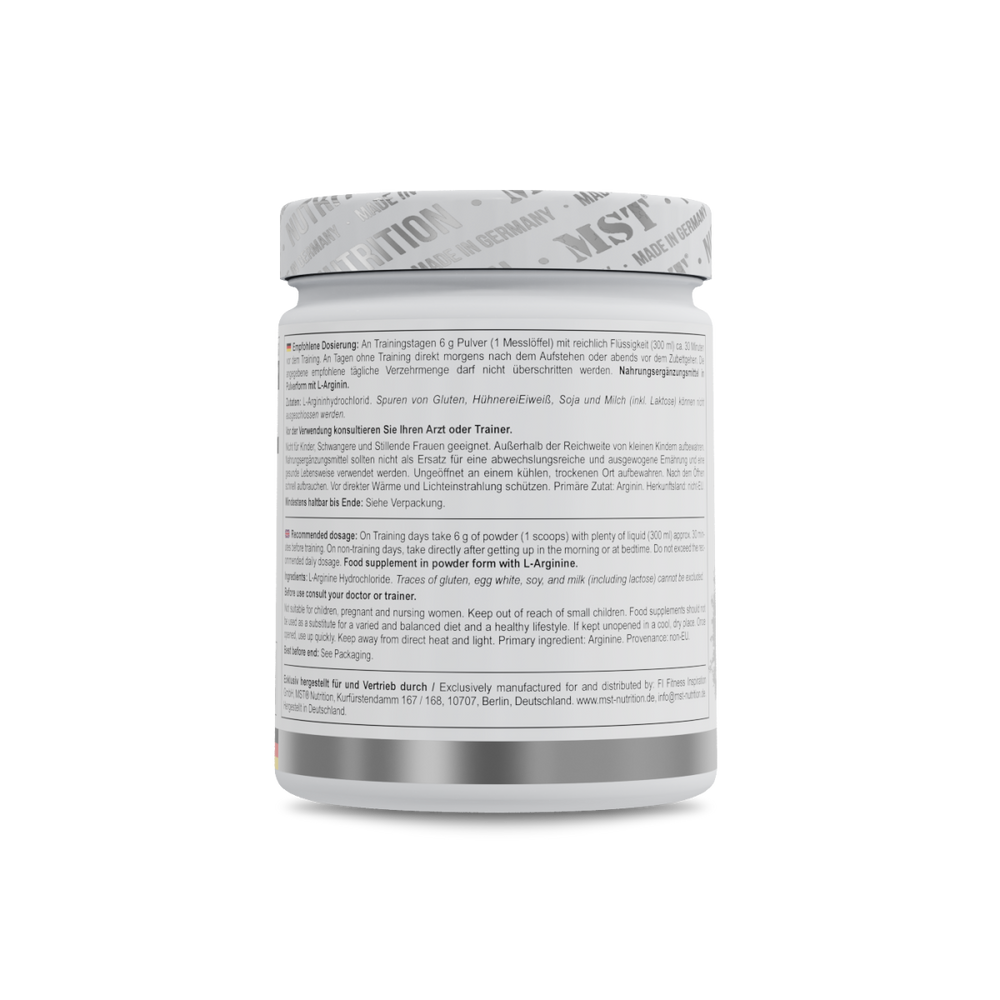 Arginine HCL 500 g Unflavored