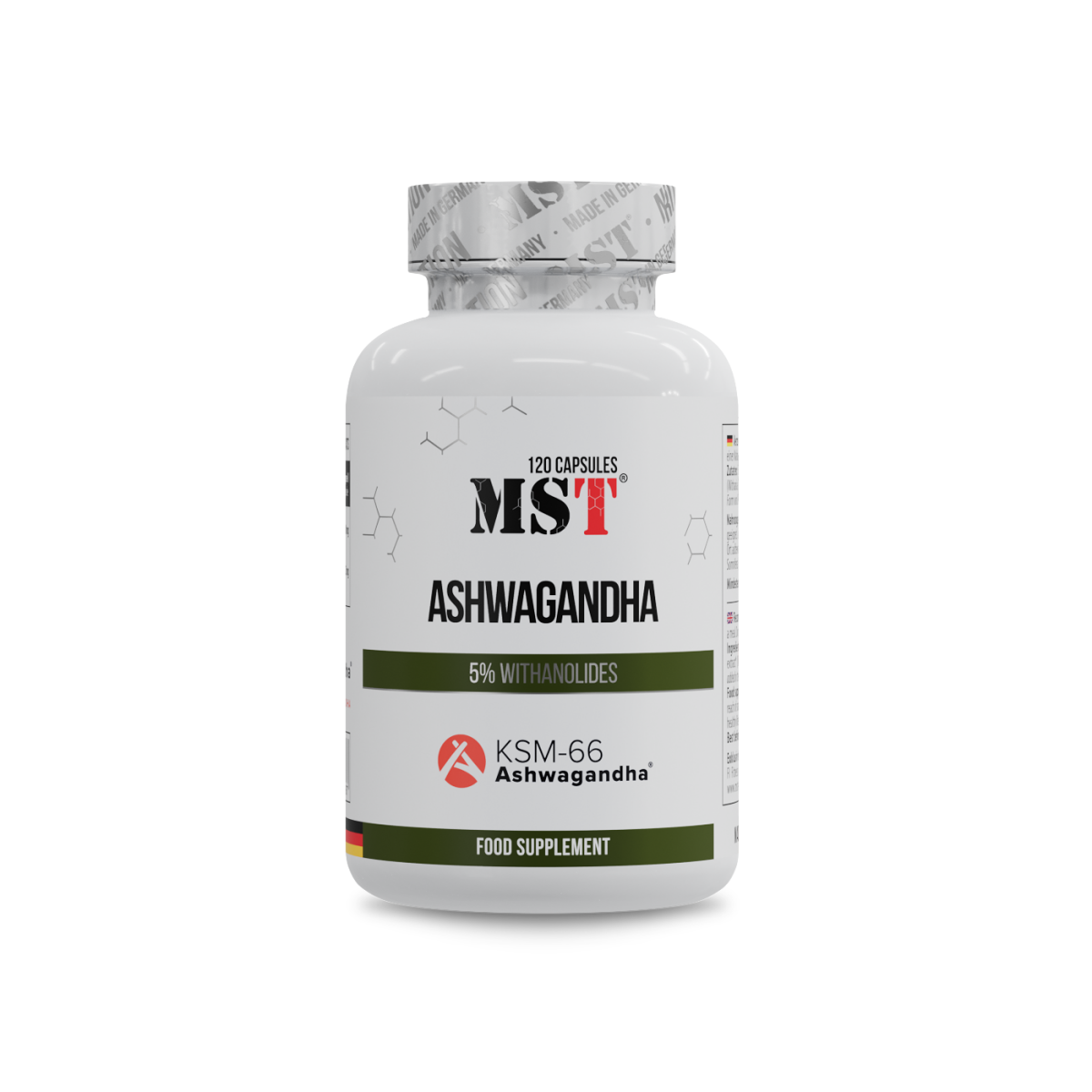 Ashwagandha KSM-66® 120 Kapseln