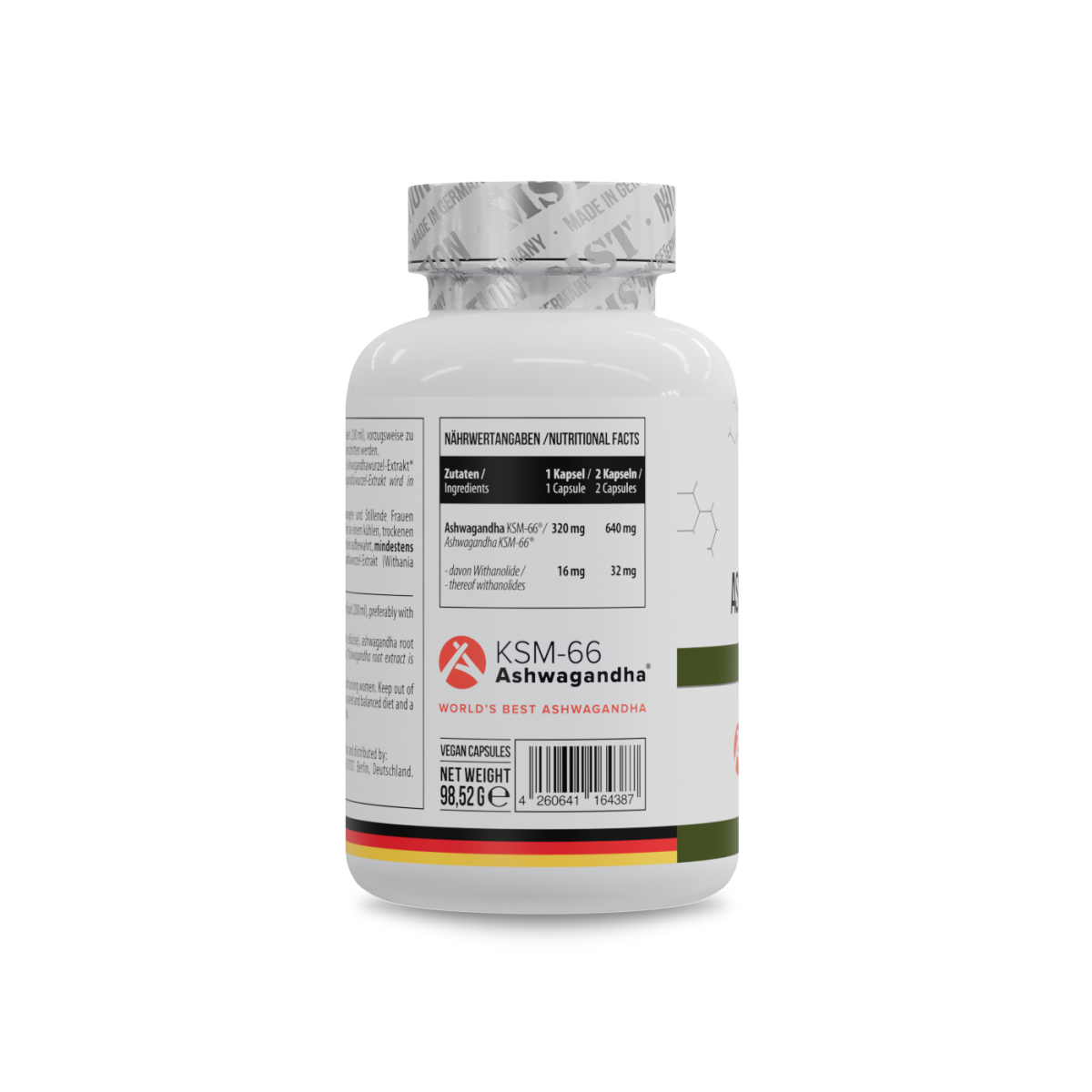 Ashwagandha KSM-66® 120 Kapseln