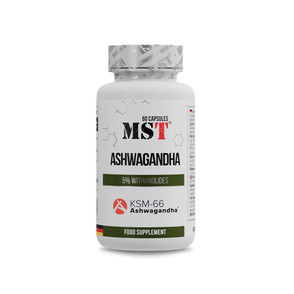 Ashwagandha KSM-66® 60 Kapseln
