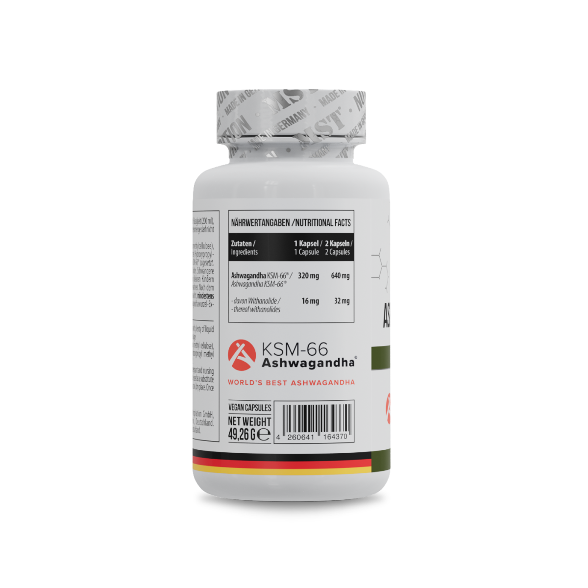 Ashwagandha KSM-66® 60 Kapseln