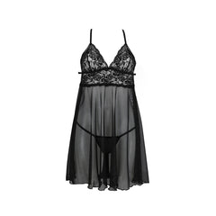 AV Leslie chemise & thong black