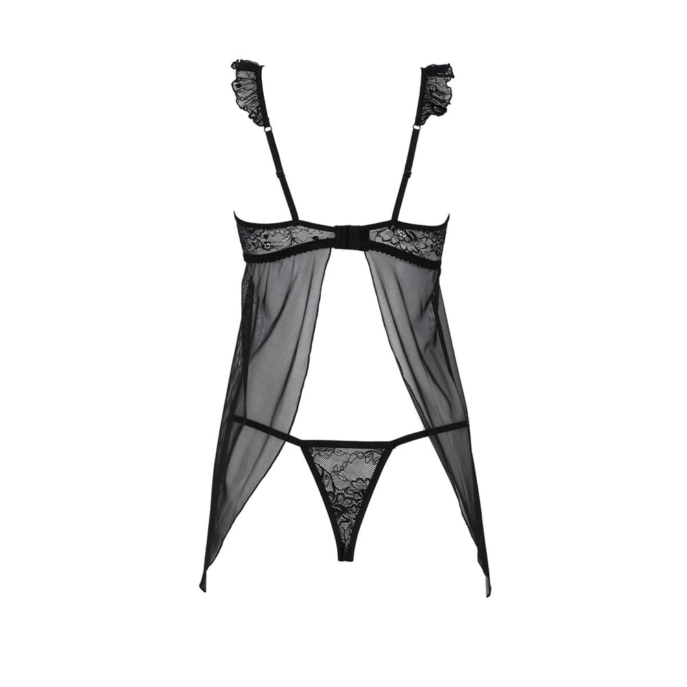 AV Milagros chemise & thong black