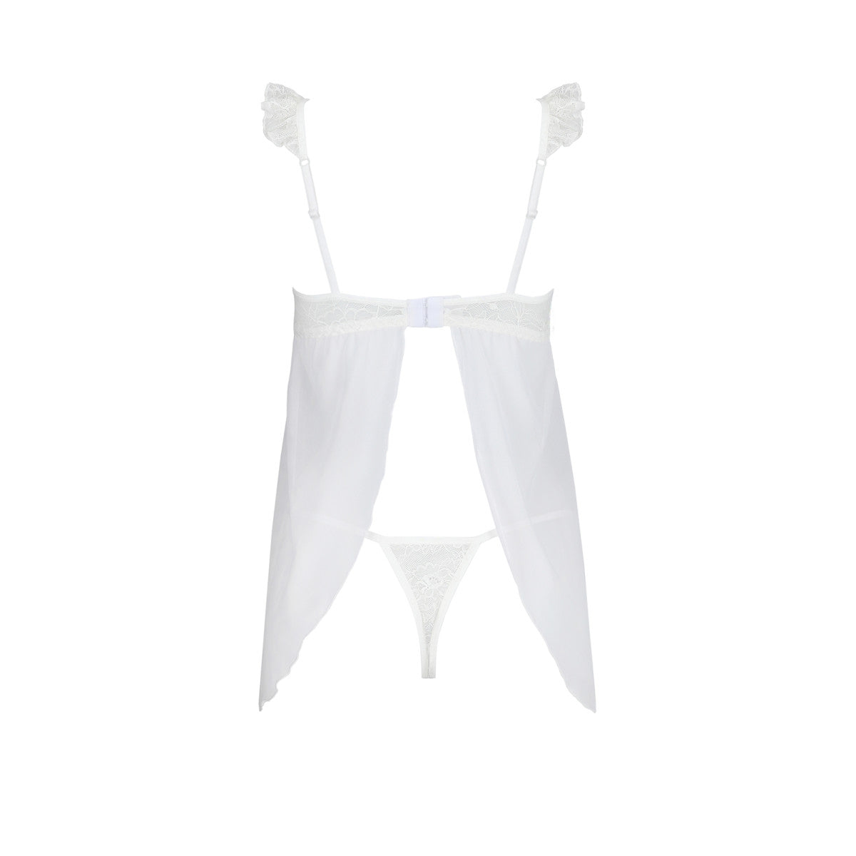 AV Milagros chemise & thong white