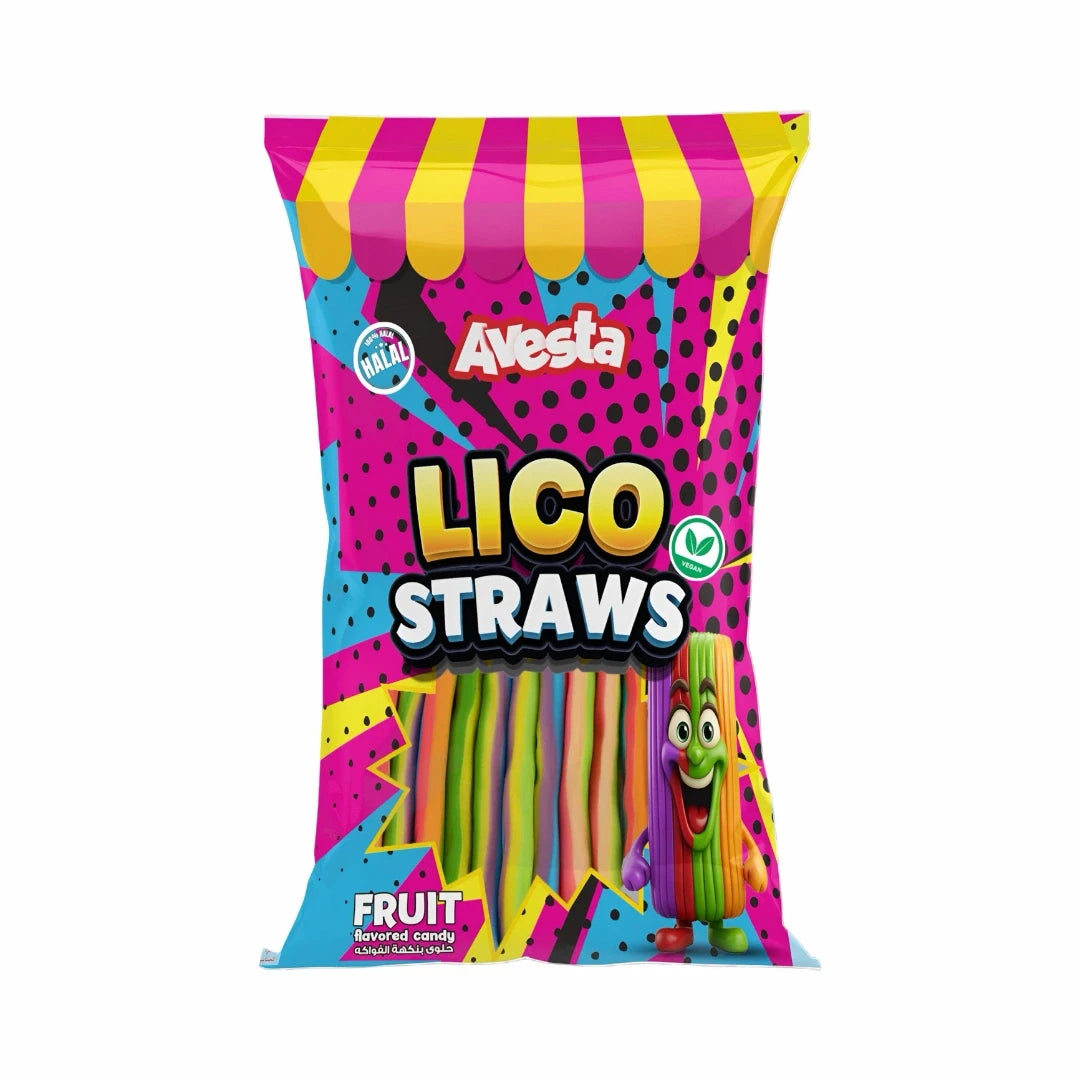 Avesta Lico Straws Fruit 70g