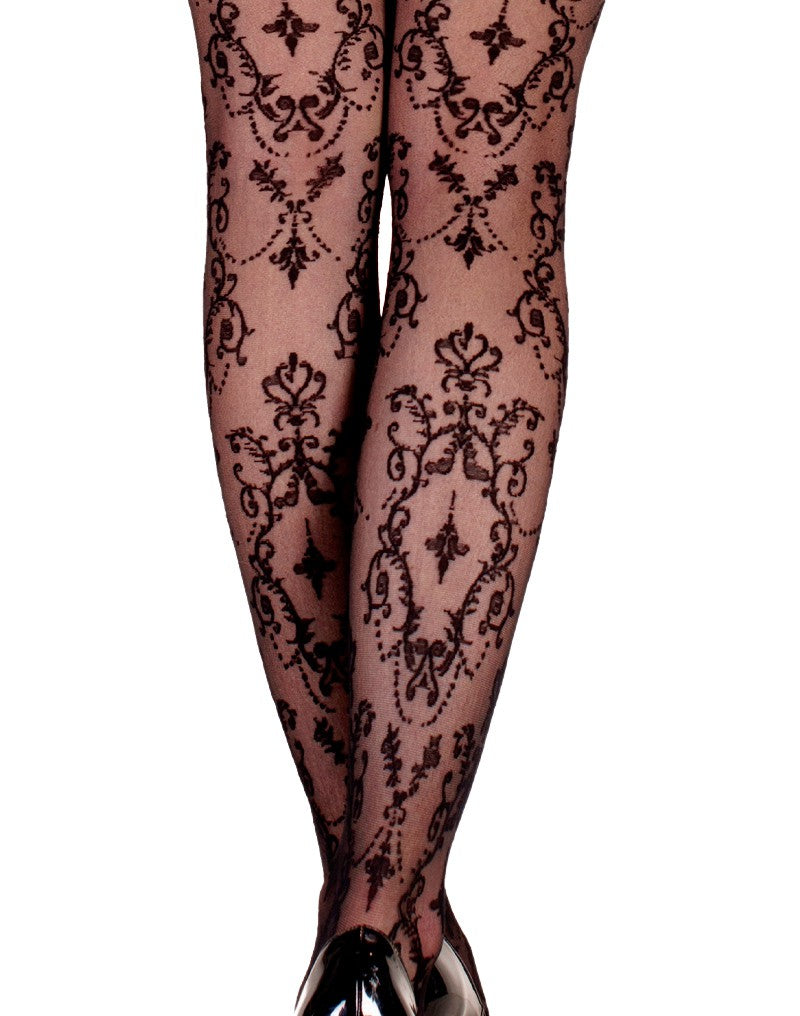 6: Ballerina - Fantasy Halterlose - Strümpfe (20 denier) - Schwarz