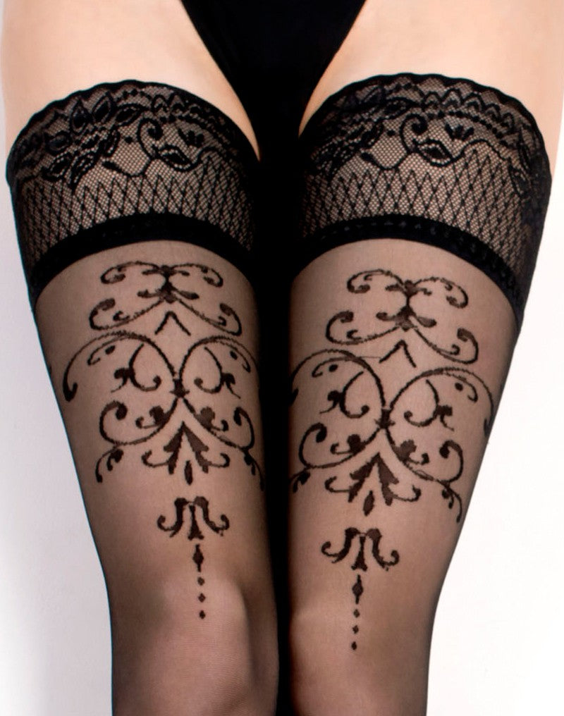 2: Ballerina - Fantasy Hold Ups - Strümpfe (20 den) - Schwarz