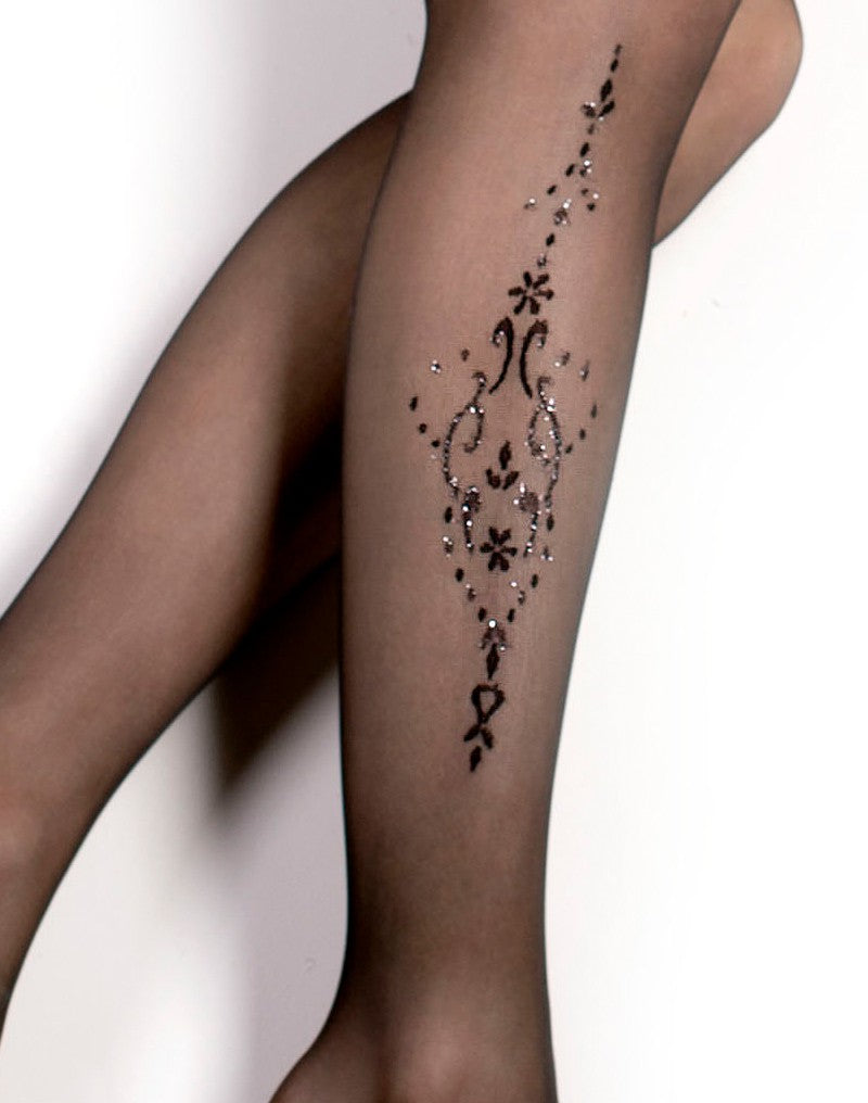Ballerina - Fantasy Hold Ups - Strümpfe (20 den) - Schwarz