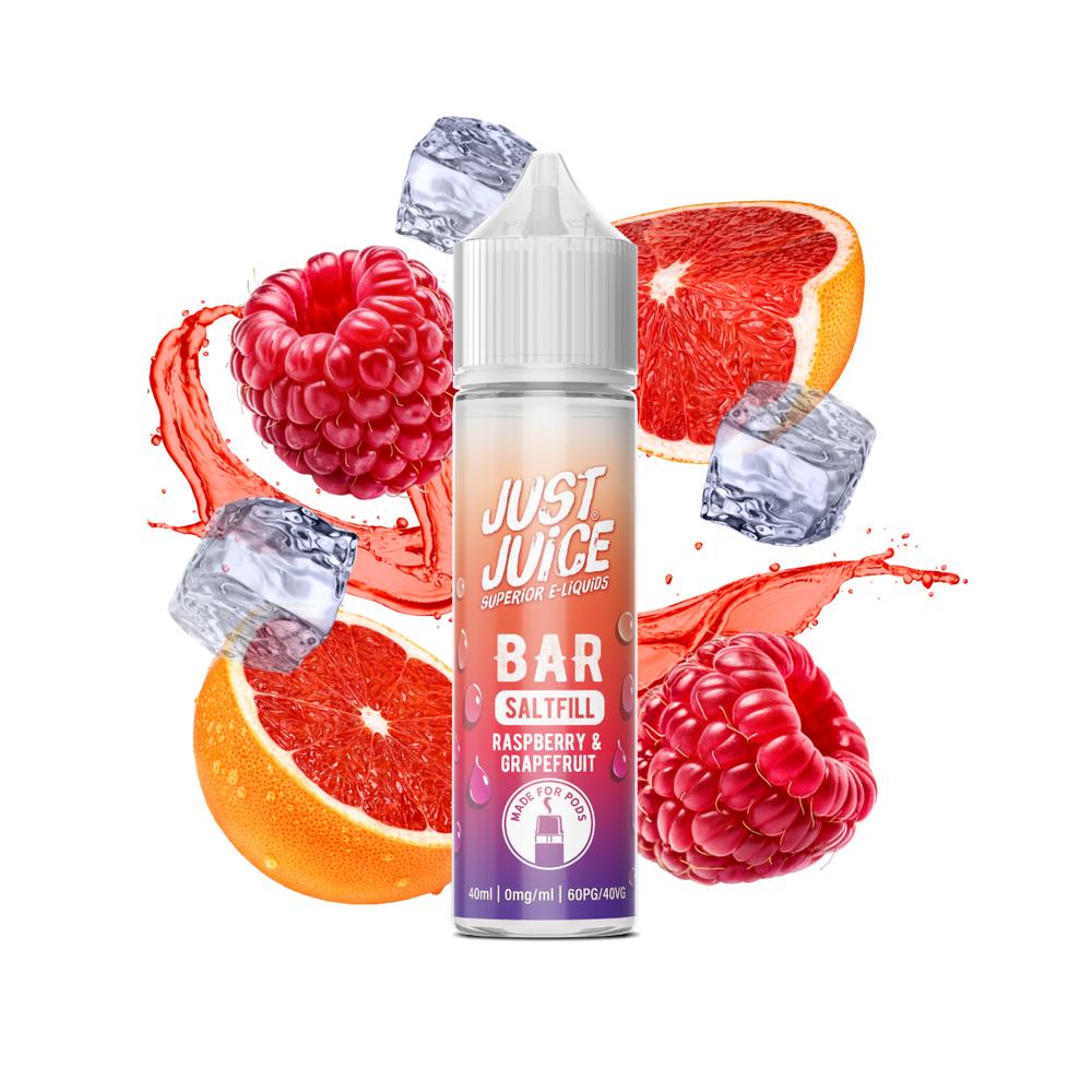 Just Juice BAR RANGE - Raspberry & Grapefruit - 40ml - Shortfill