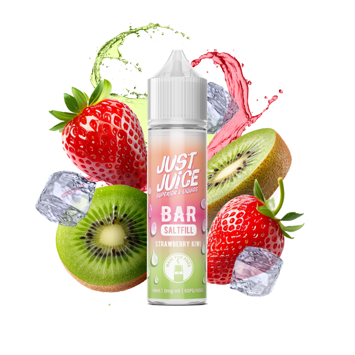 Just Juice BAR RANGE - Strawberry Kiwi - 40ml - Shortfill