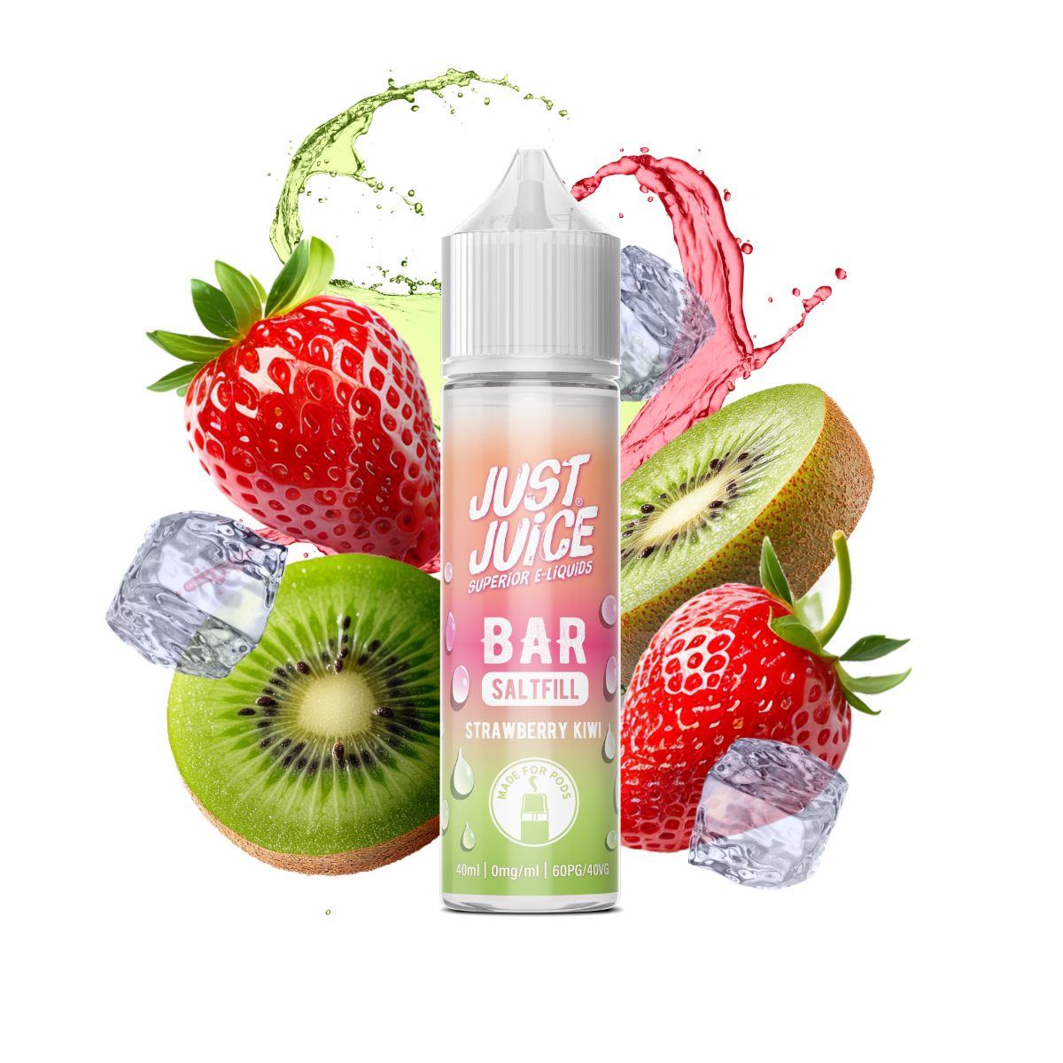 Just Juice BAR RANGE - Strawberry Kiwi - 40ml - Shortfill