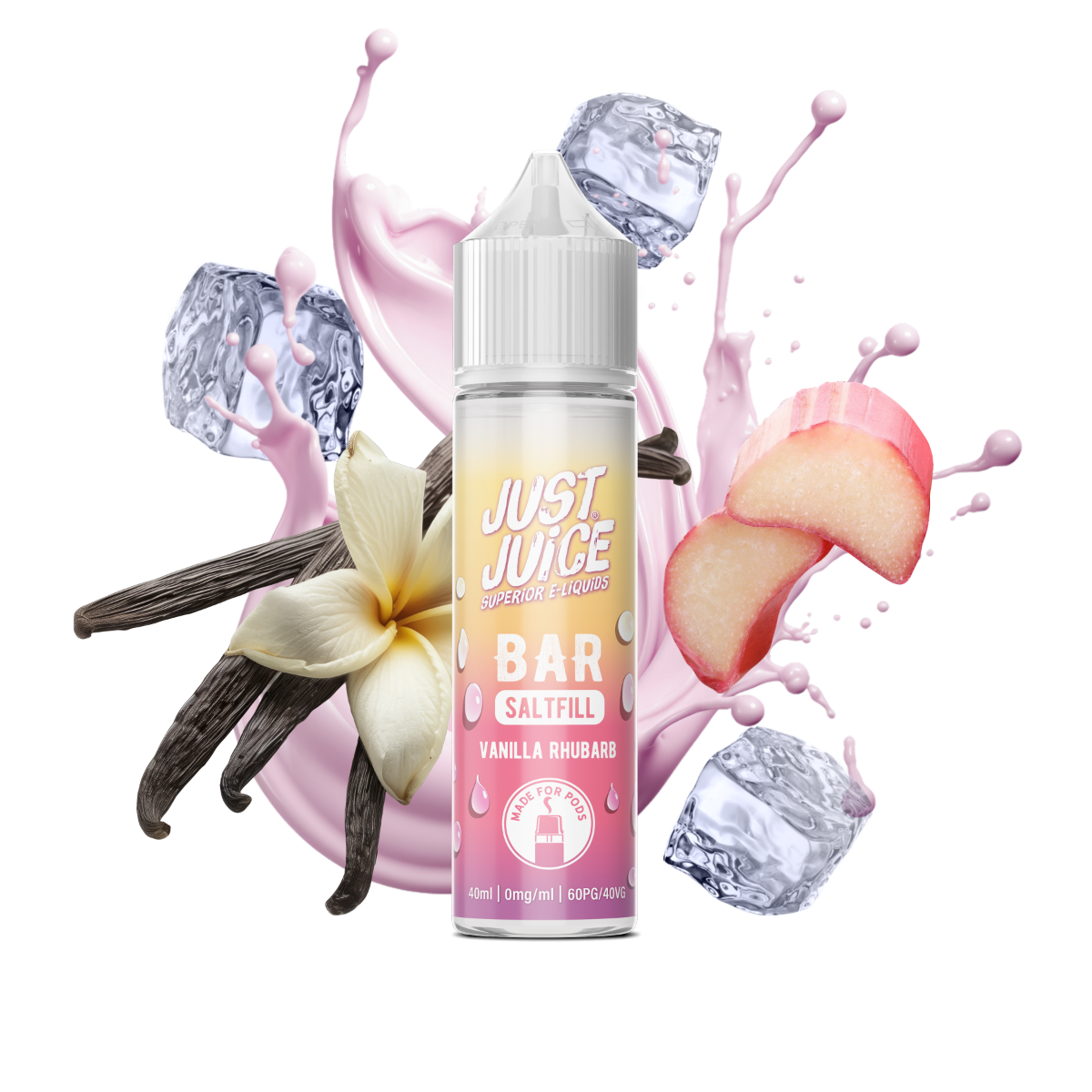 Just Juice BAR RANGE - Tropical Peach - 40ml - Shortfill