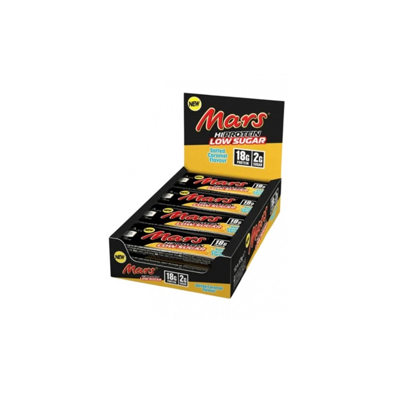 Baton Mars HIProtein Low Sugar Bar - 57g - Salted Caramel x12