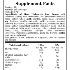 Baton Mars HIProtein LS Bar - 57g - Classic x12
