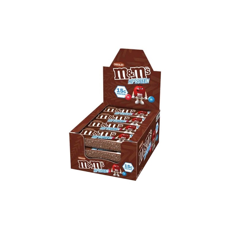 Baton M&M's HIProtein Bar - 51g - Chocolate x12