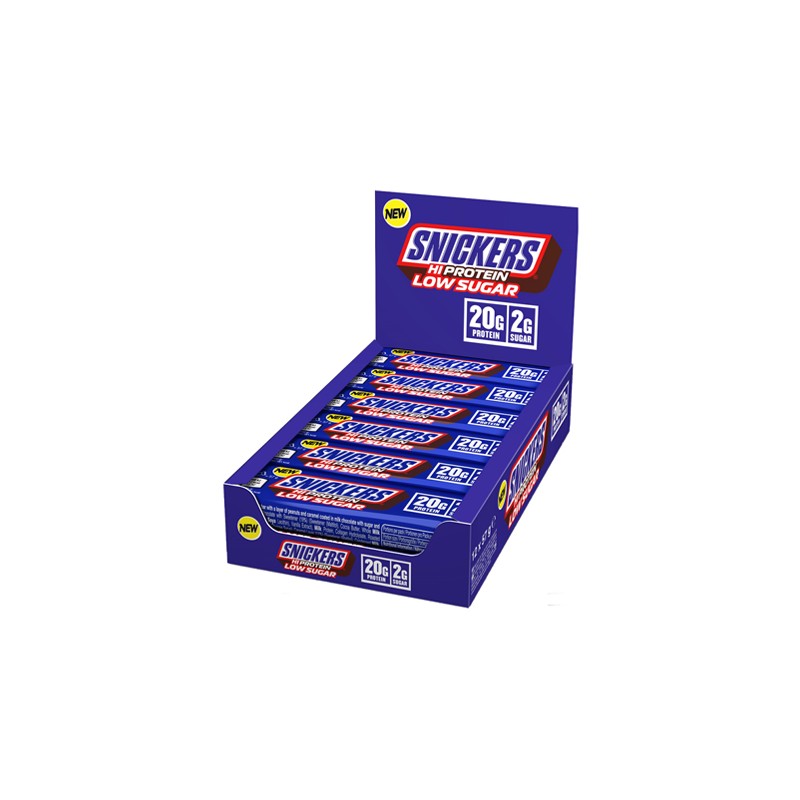 Baton Snickers HIProtein Low Sugar Bar 57g Milk Chocolate x12 - Rabatt