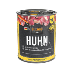 DOSE BELCANDO 800 G HUHN UND ENTE,     HIRSE UND KAROTTEN - 6 STK