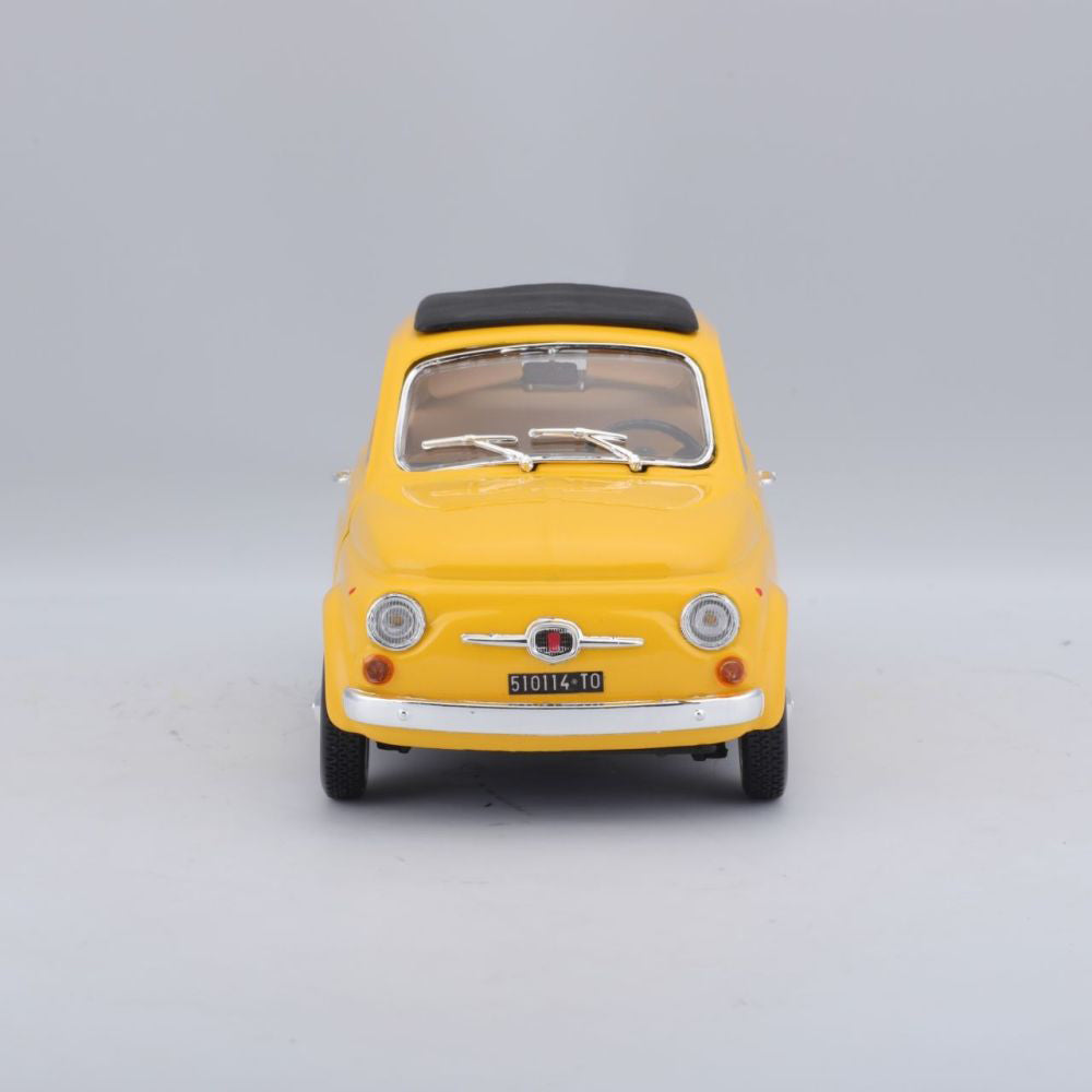 Bburago Fiat 500 F 1965 1:24, gelb