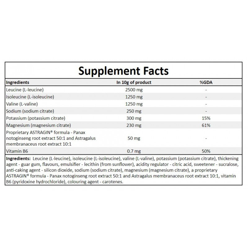 BCAA Powder - 400g - Orange Ice Splash