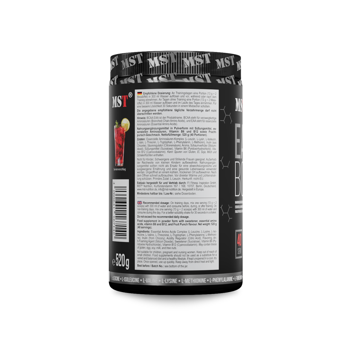 BCAA EAA 520 g Fruit Punch