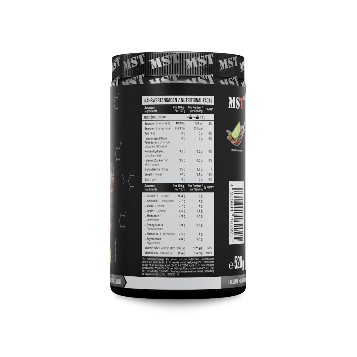 BCAA EAA 520g Cola Lime