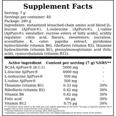 BCAA Instant Xtreme 8:1:1 - 280g - Orange