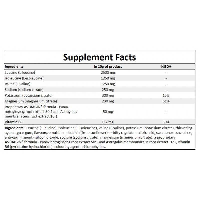 BCAA Powder - 400g - Green Apple Sorbet x12