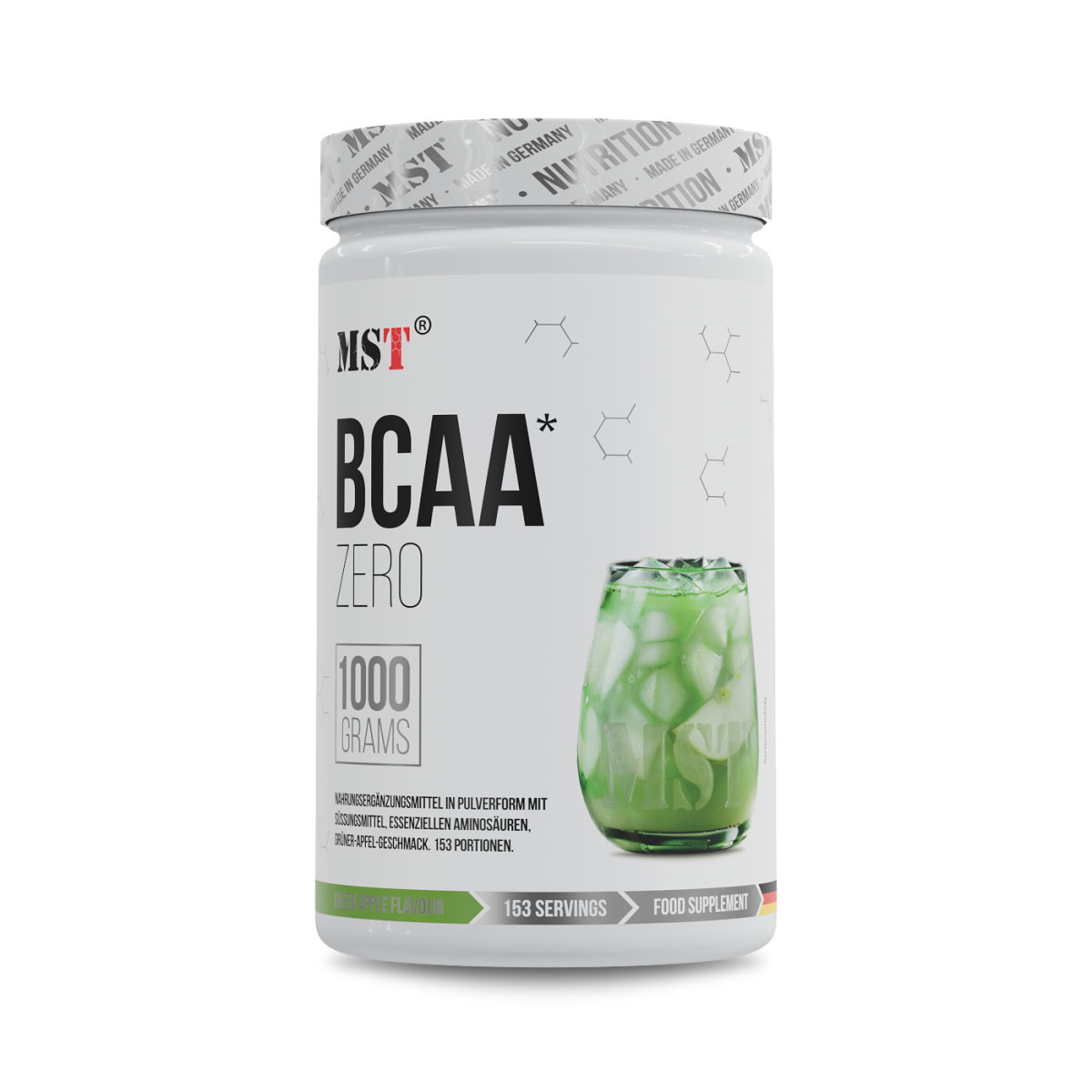 BCAA Zero 1000 g Green Apple