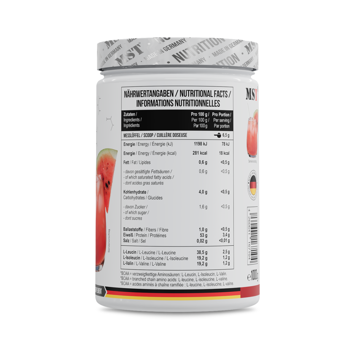 BCAA Zero 1000 g Watermelone